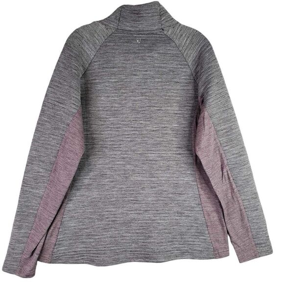 Kuhl Pullover Verena Funnel Neck Gray Red Pullover Women’s Size XL Flaw - Picture 3 of 12